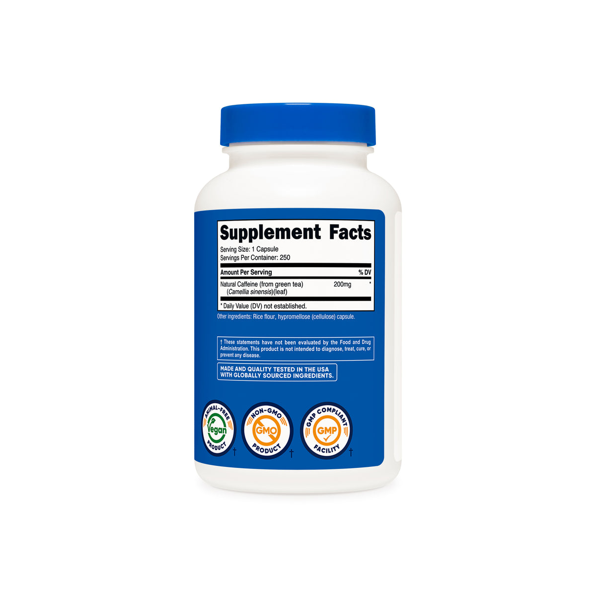 Nutricost Natural Caffeine Capsules - Image 4