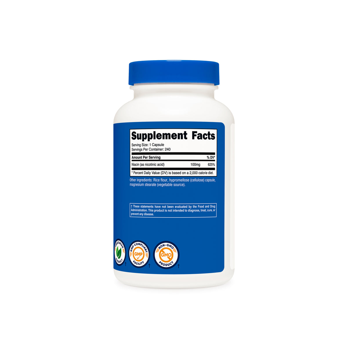 Nutricost Vitamin B3 Niacin Capsules - Image 3