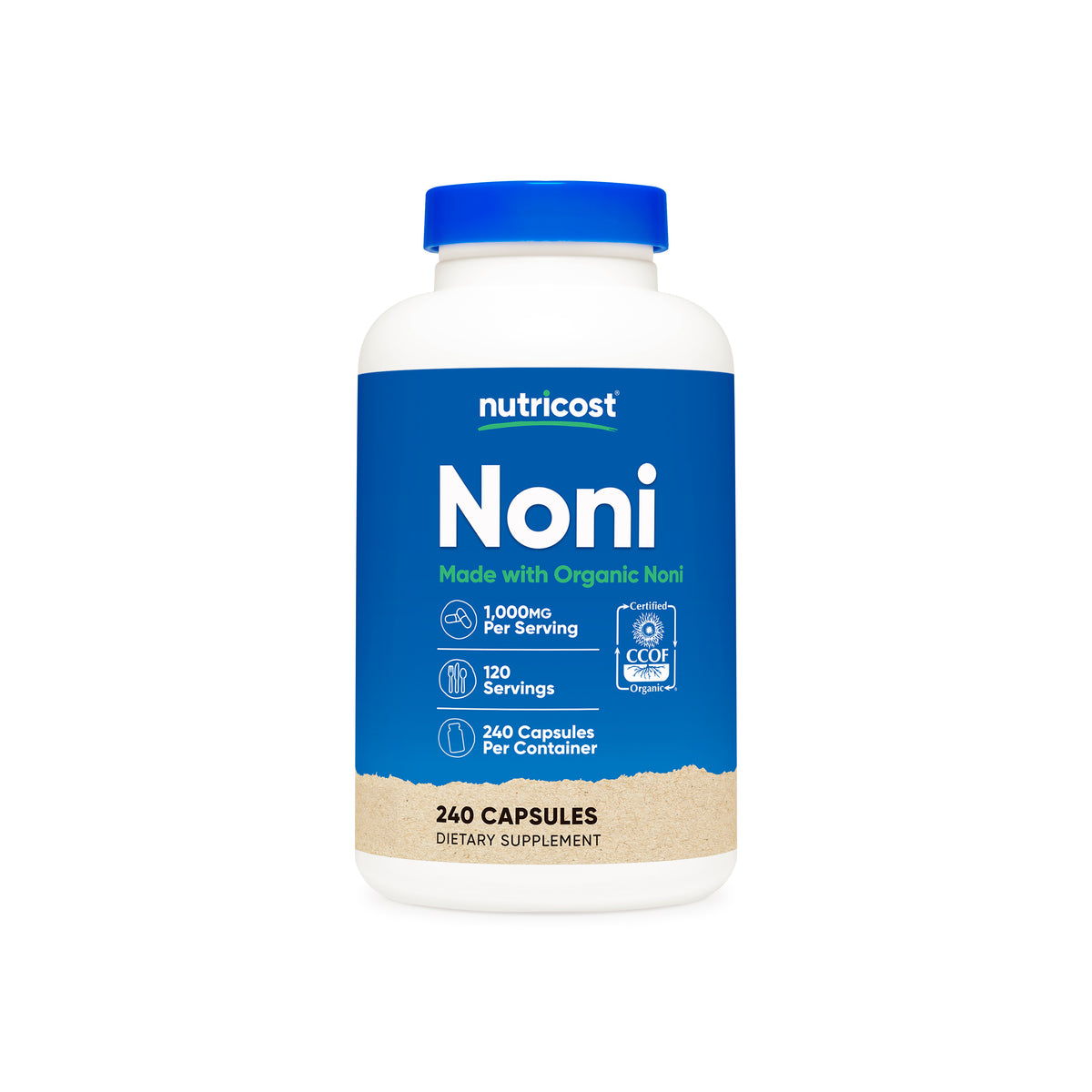 Nutricost Made With Organic Noni Capsules - Image 2