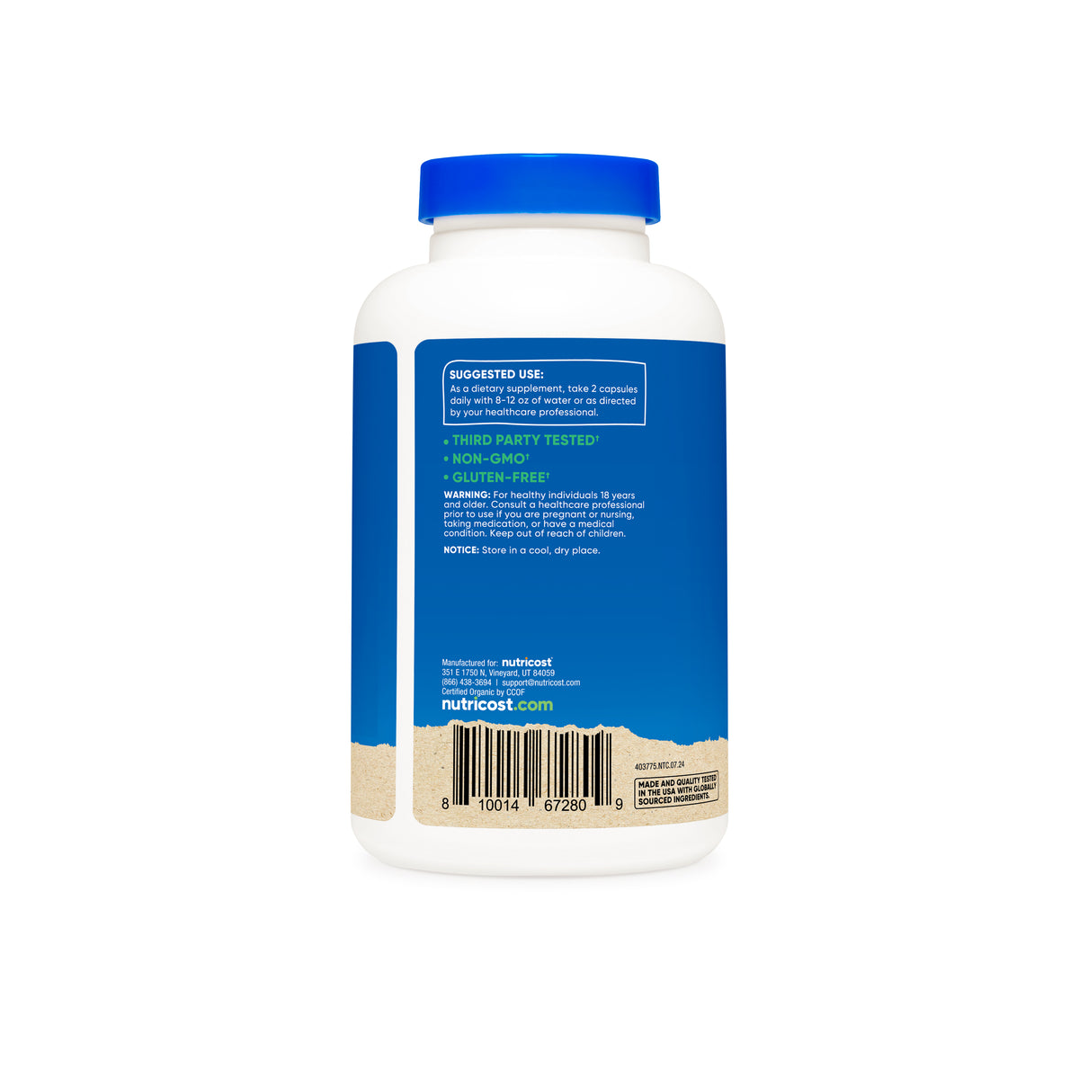 Nutricost Made With Organic Noni Capsules - Image 3