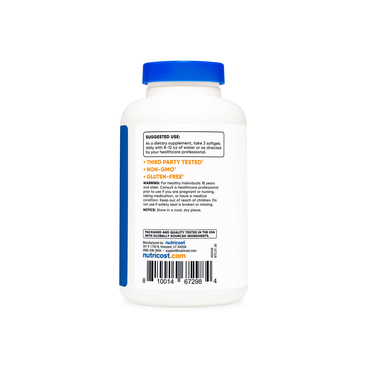 Nutricost Omega-3 Softgels - Image 4