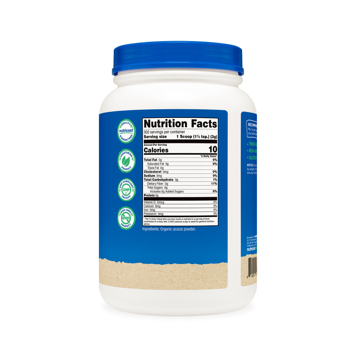 Nutricost Organic Acacia Fiber Powder - Image 3