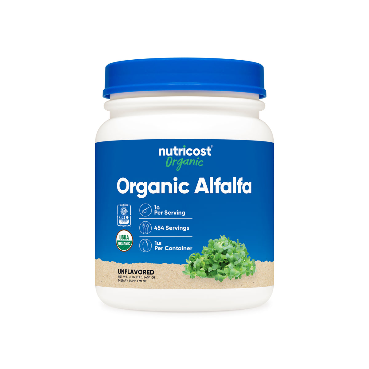 Nutricost Organic Alfalfa Powder - Image 2