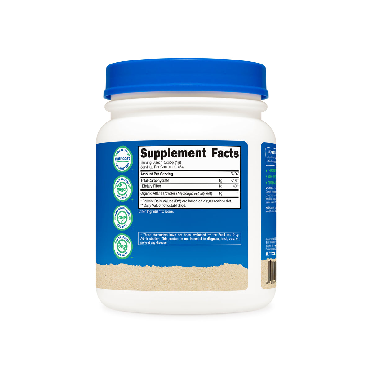 Nutricost Organic Alfalfa Powder - Image 3
