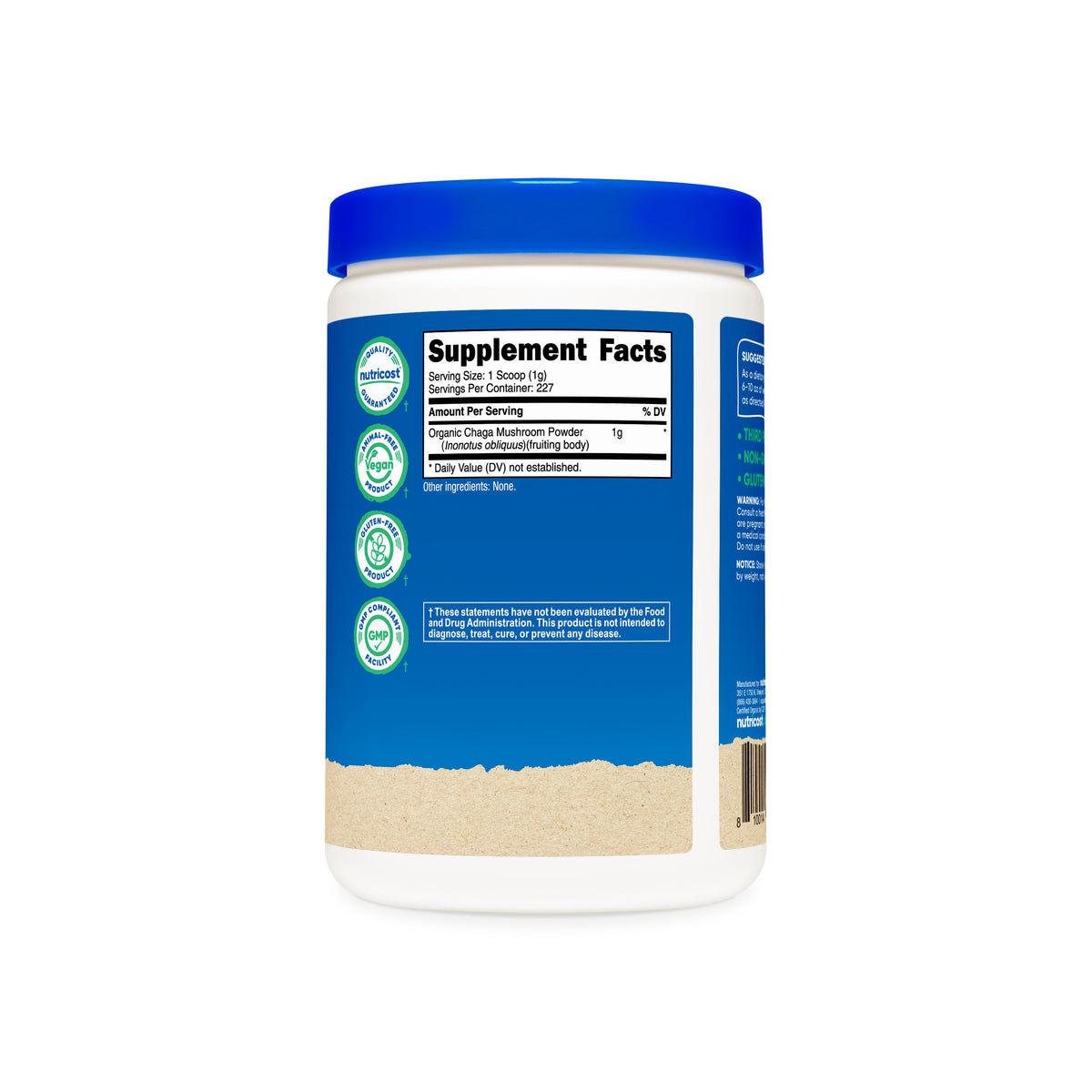 Nutricost Organic Chaga Mushroom Powder - Image 3