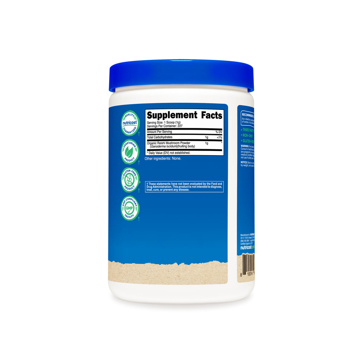 Nutricost Organic Reishi Mushroom Powder - Image 3