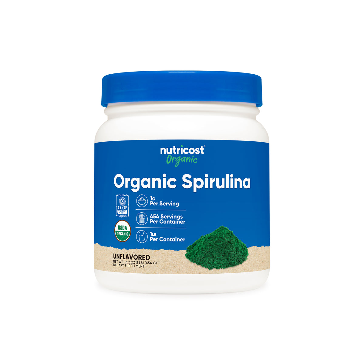 Nutricost Organic Spirulina Powder - Image 2