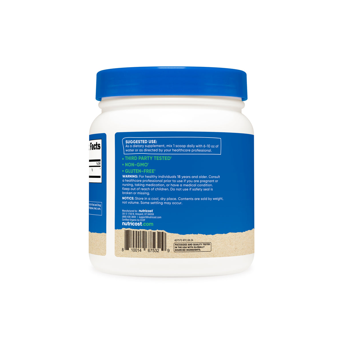 Nutricost Organic Spirulina Powder - Image 4