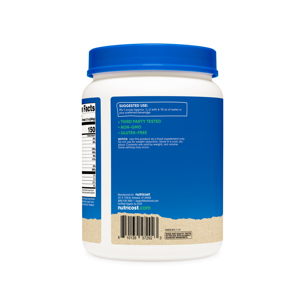 Nutricost Organic Whey Protein - Image 3