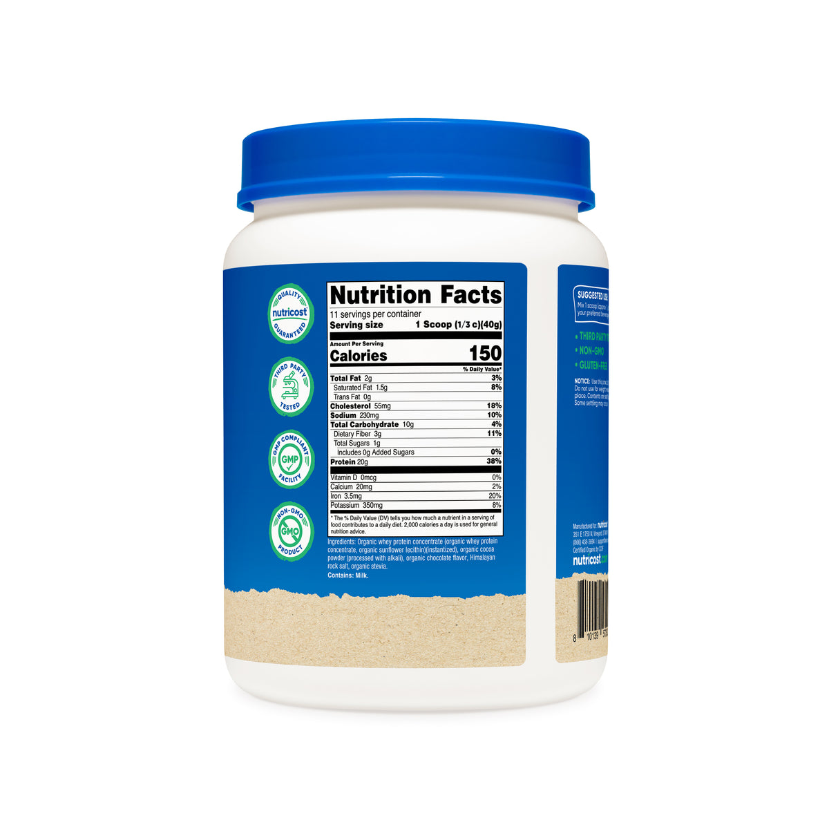 Nutricost Organic Whey Protein - Image 4