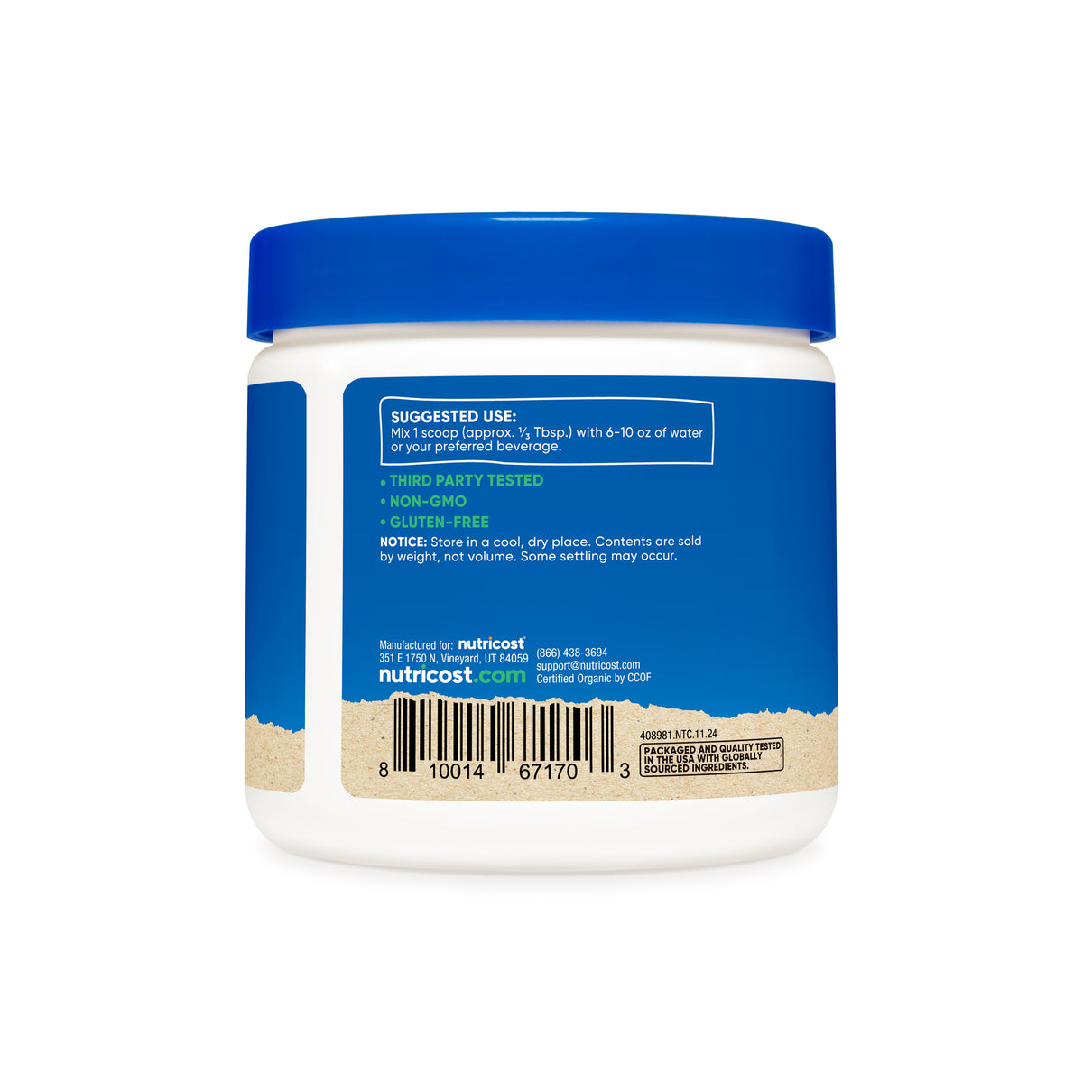 Nutricost Organic Blueberry Powder - Image 4