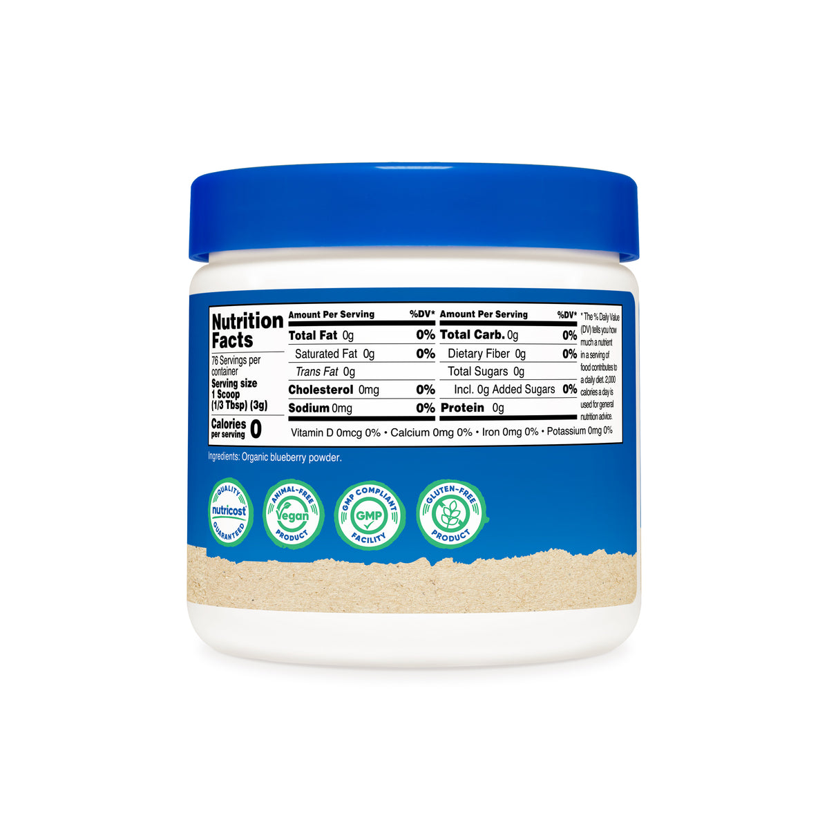 Nutricost Organic Blueberry Powder - Image 3