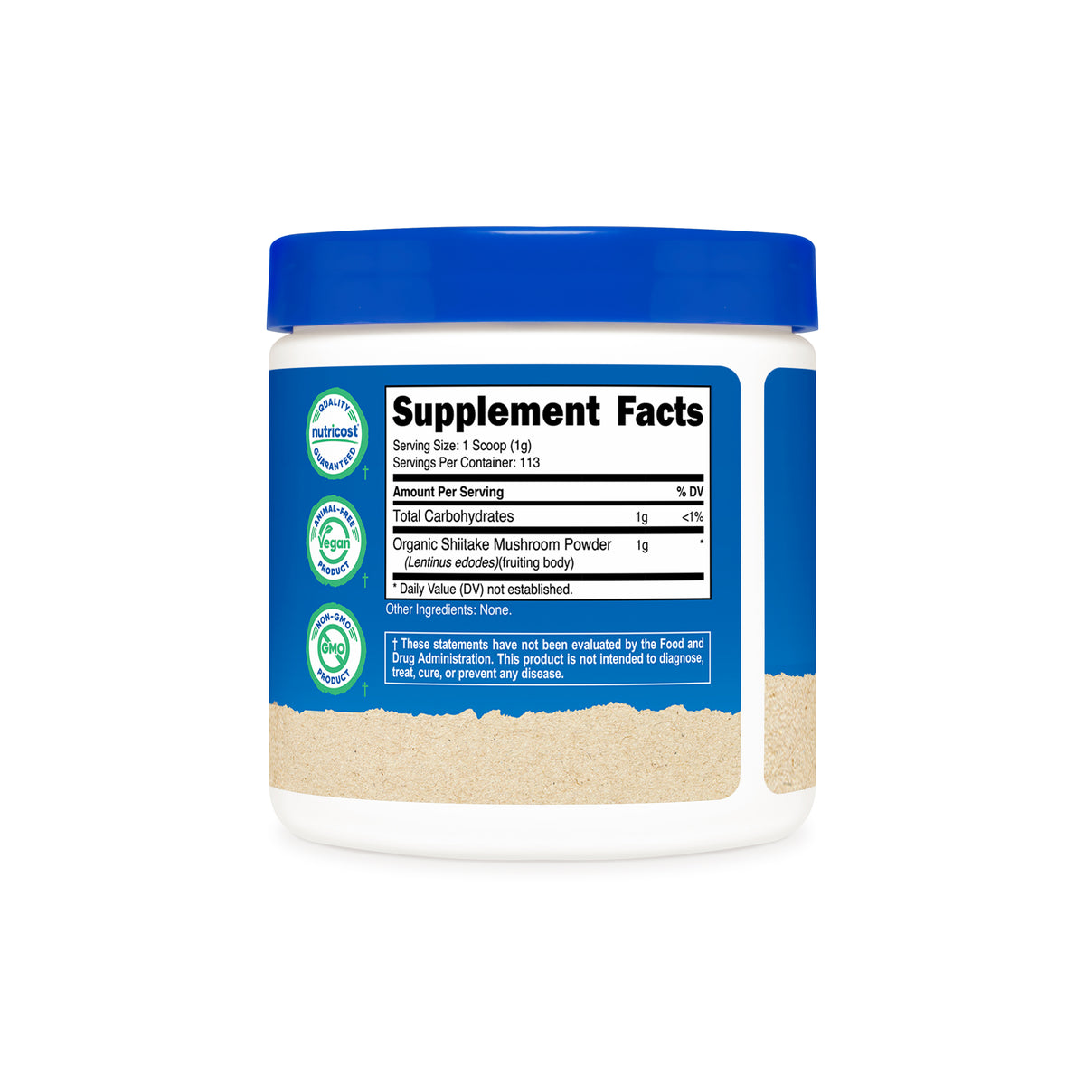 Nutricost Organic Shiitake Mushroom Powder - Image 3