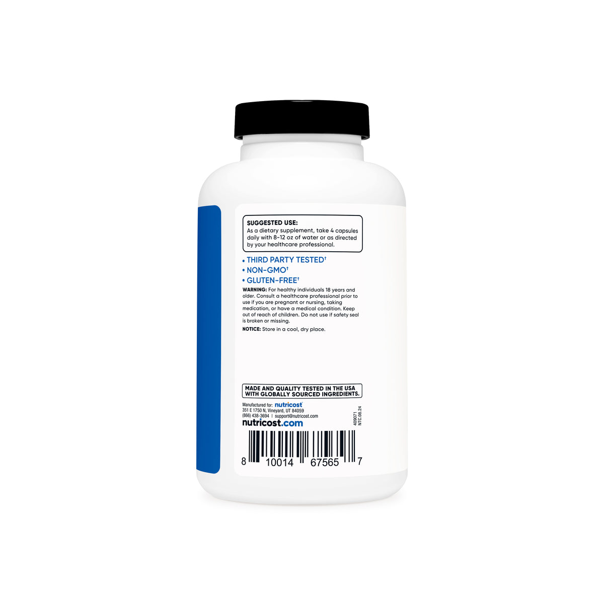Nutricost Creatine Monohydrate Capsules - Image 4