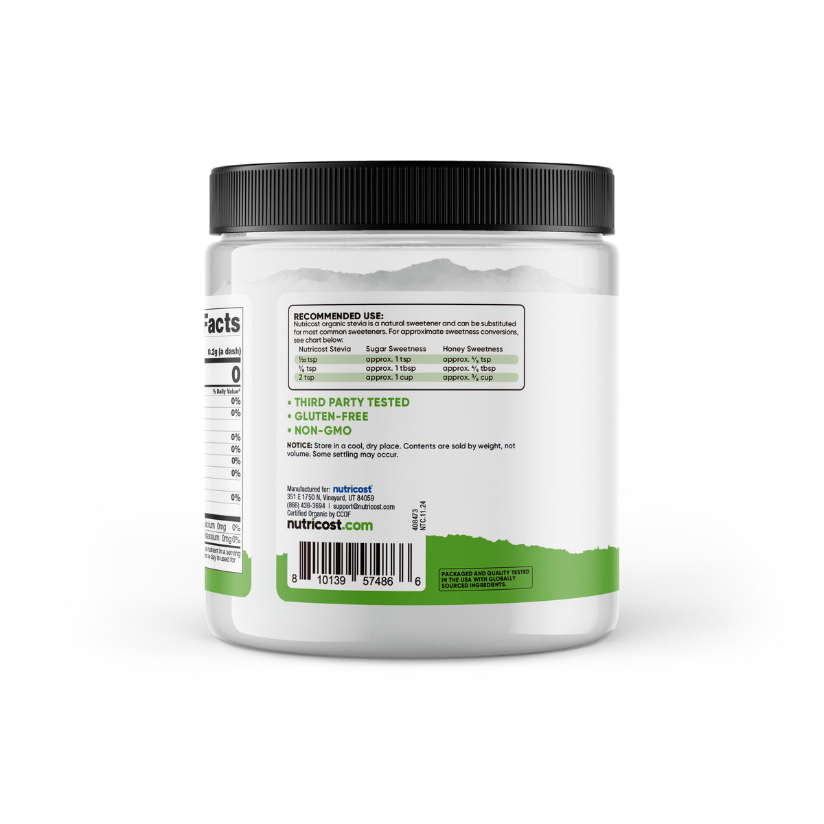 Nutricost Pantry Organic Stevia Powder - Image 4