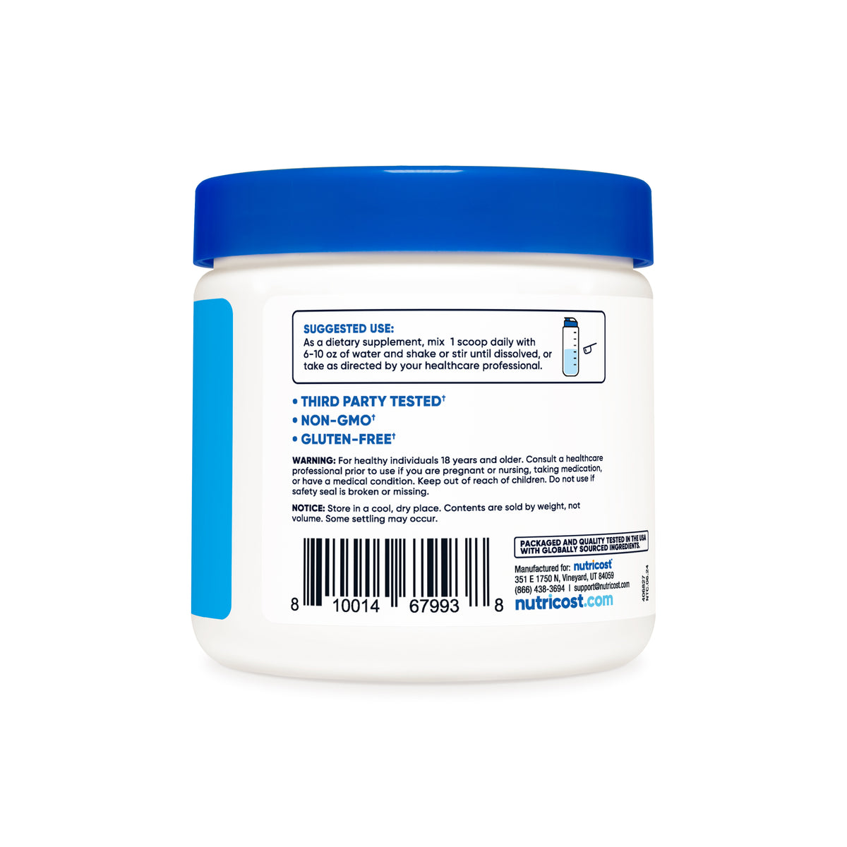 Nutricost Ketone BHB Salt Powders (Calcium, Magnesium, Potassium, Sodium) - Image 4