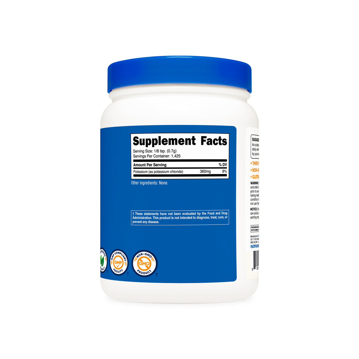 Nutricost Potassium Chloride Powder - Image 3
