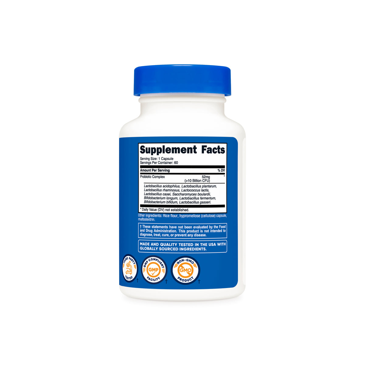 Nutricost Probiotic Complex Capsules - Image 3