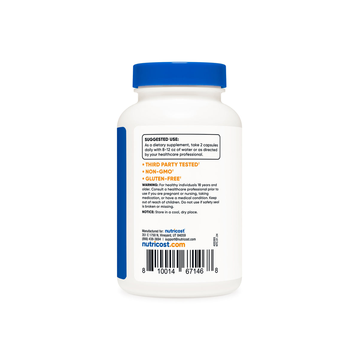 Nutricost Slippery Elm Bark Capsules - Image 4