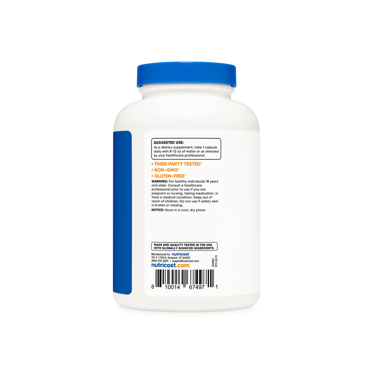 Nutricost Taurine Capsules - Image 4