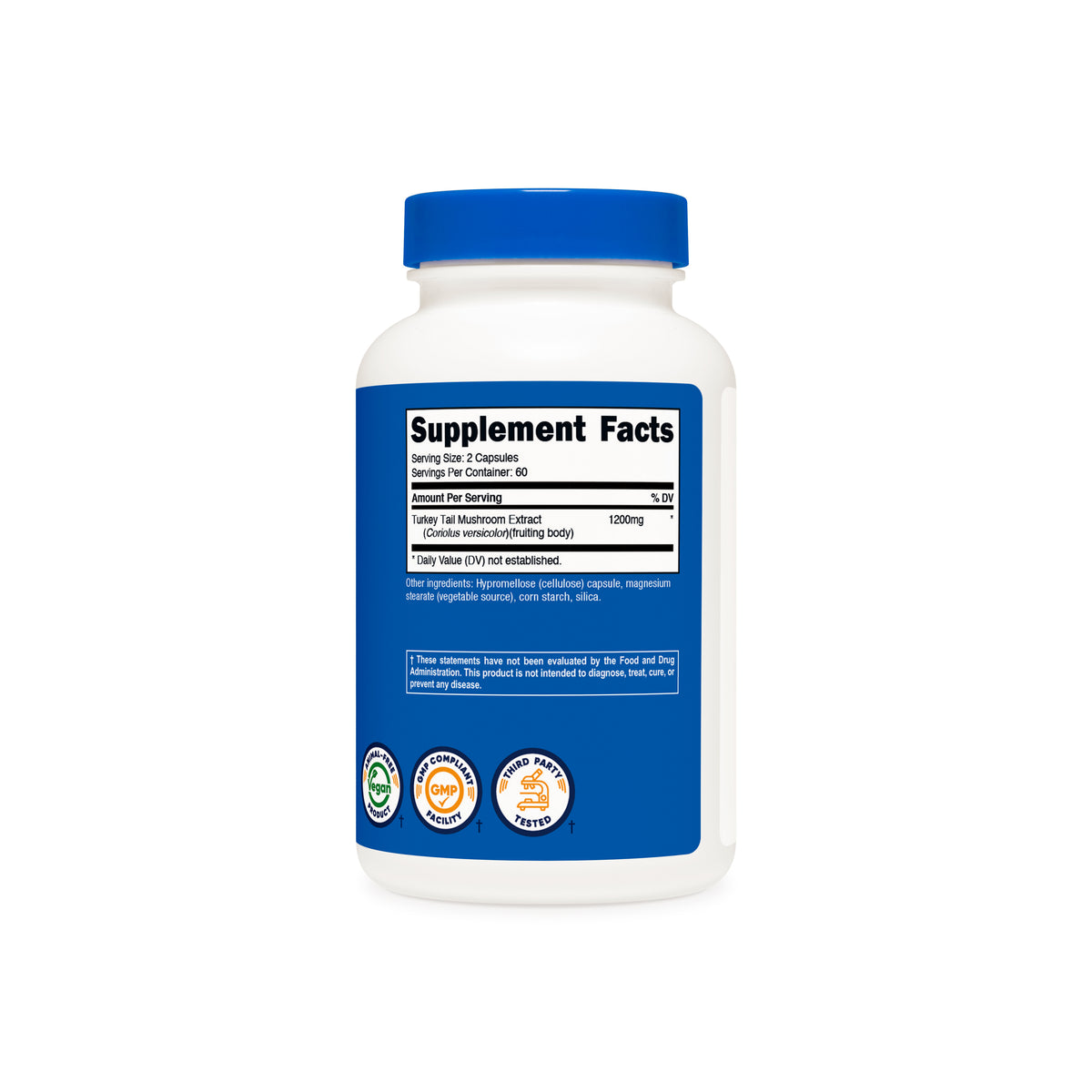 Nutricost Turkey Tail Mushroom Capsules - Image 3