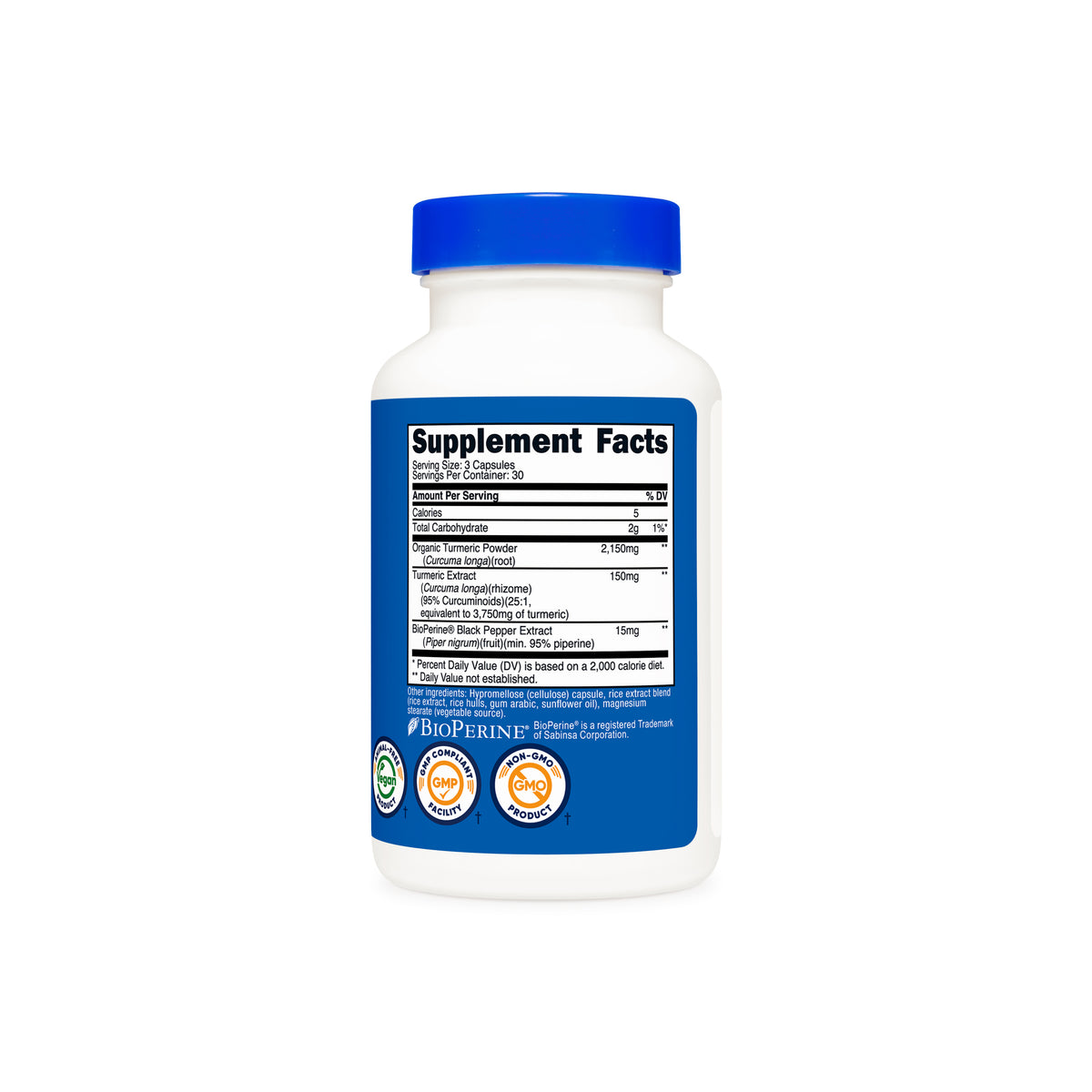 Nutricost Turmeric Capsules - Image 3