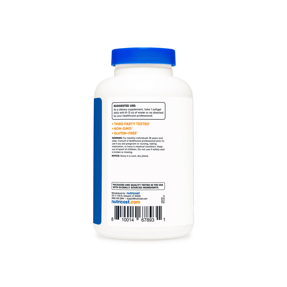 Nutricost Ubiquinol Softgels - Image 3