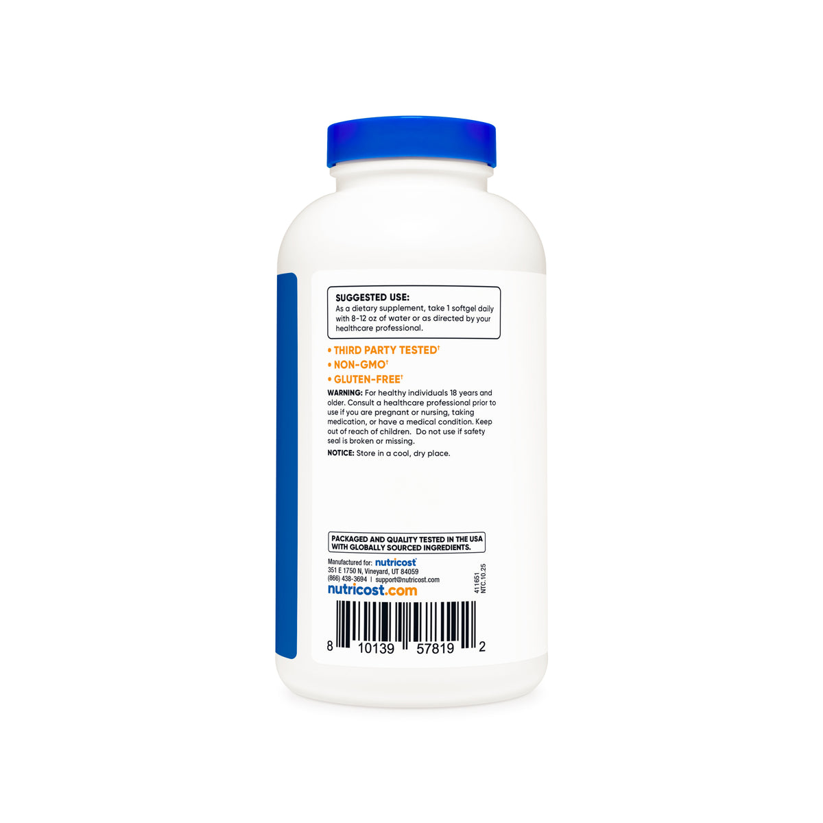 Nutricost Vitamin E Softgels - Image 4