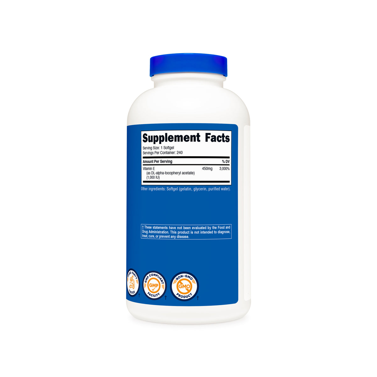 Nutricost Vitamin E Softgels - Image 3