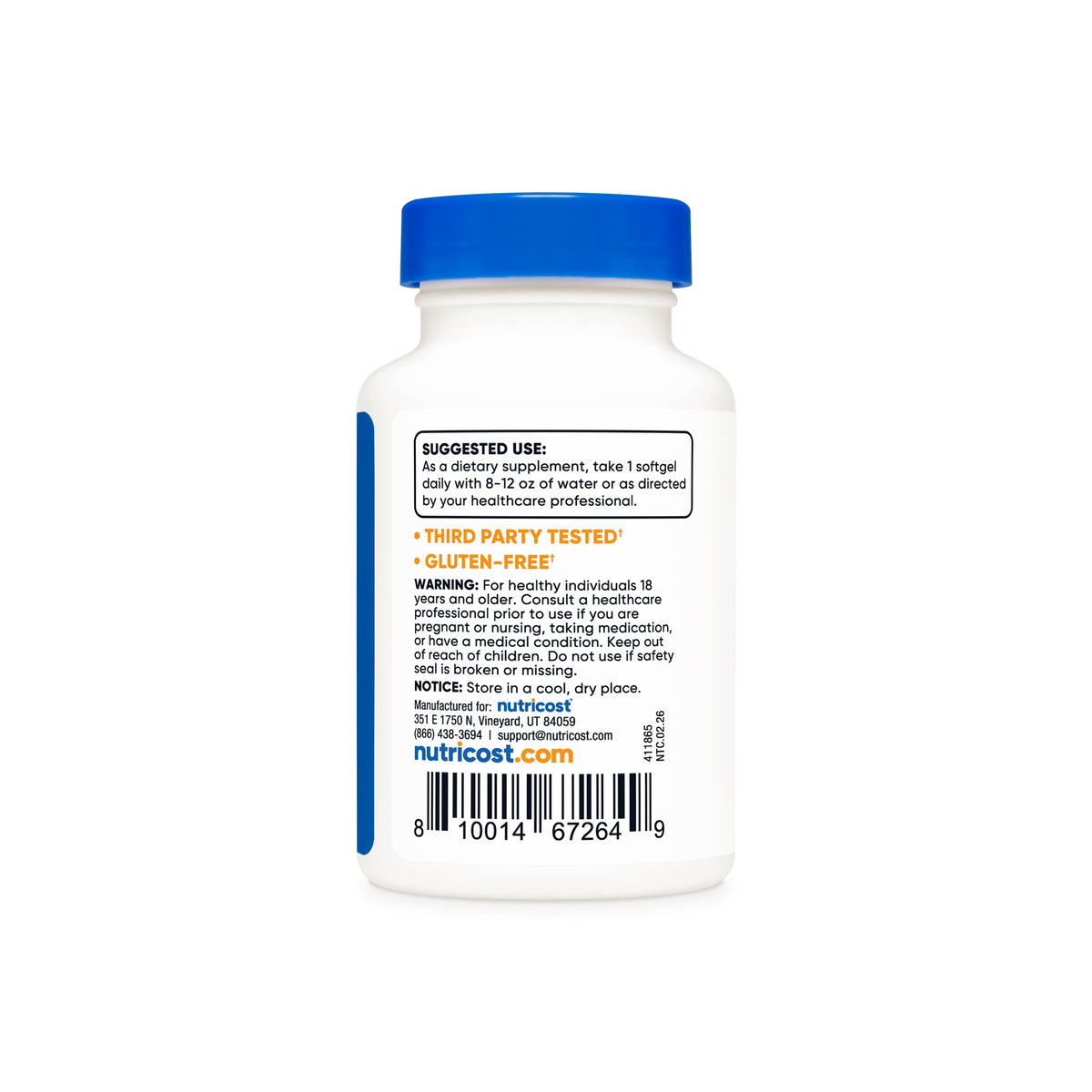Nutricost Vitamin K2 MK-7 Softgels - Image 4
