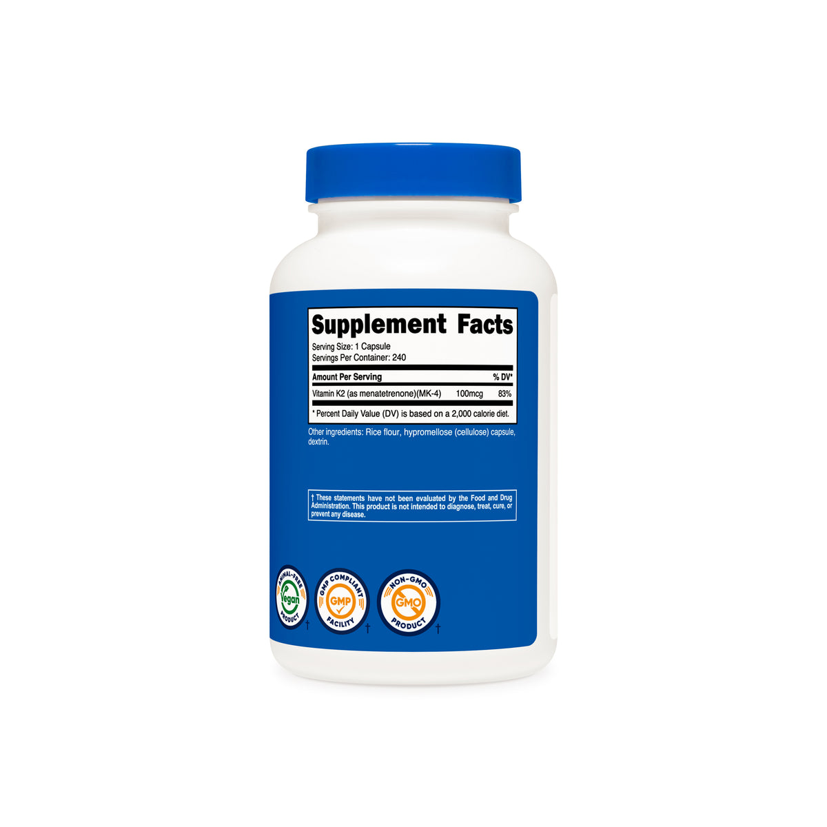 Nutricost Vitamin K2 (MK4) Capsules - Image 3