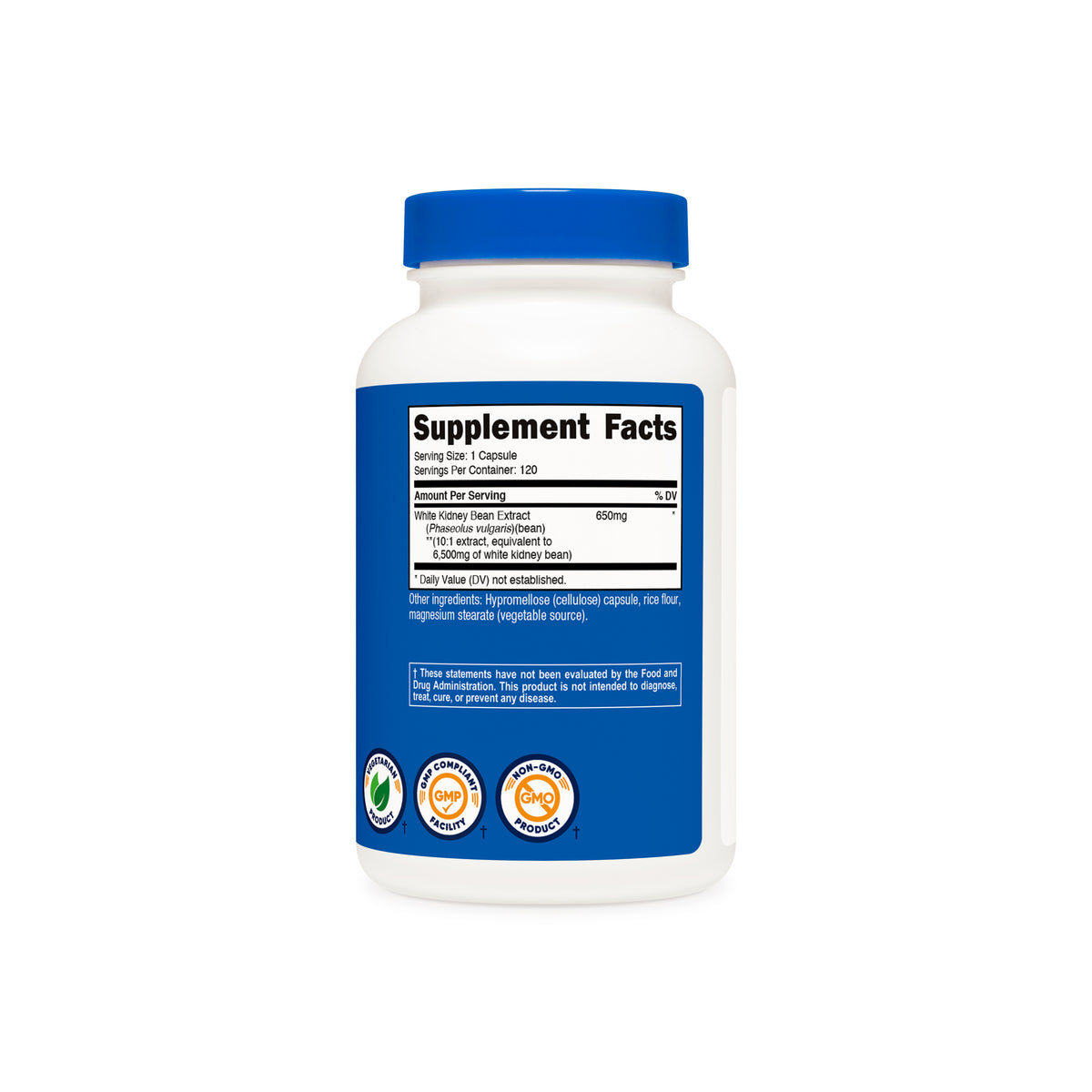 Nutricost White Kidney Bean Capsules - Image 3