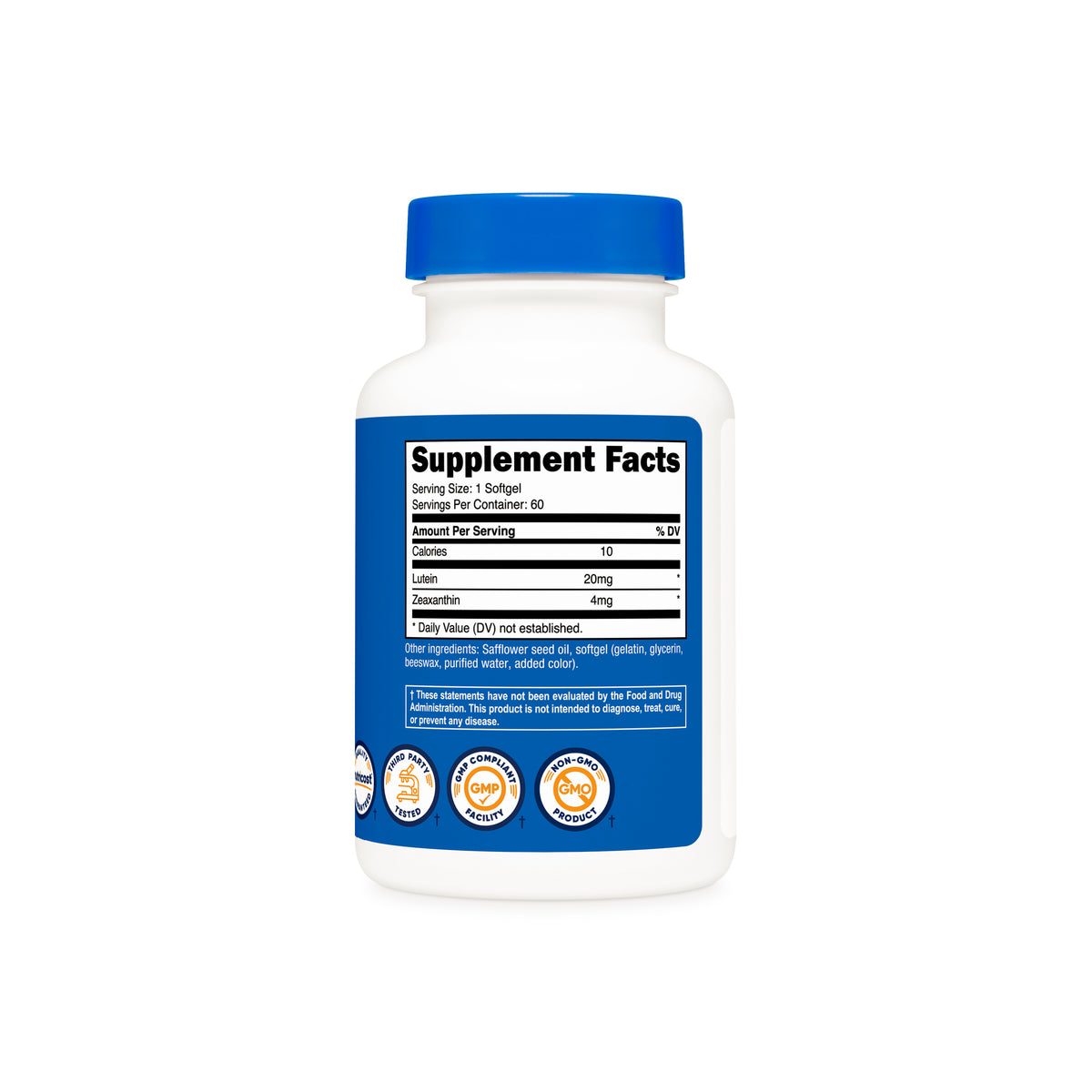 Nutricost Zeaxanthin (with Lutein) Softgels - Image 3