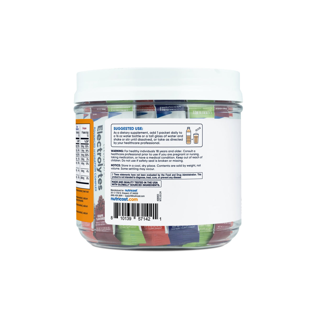 Nutricost Electrolytes Hydration Stick Packs (40 Pack) - Image 4