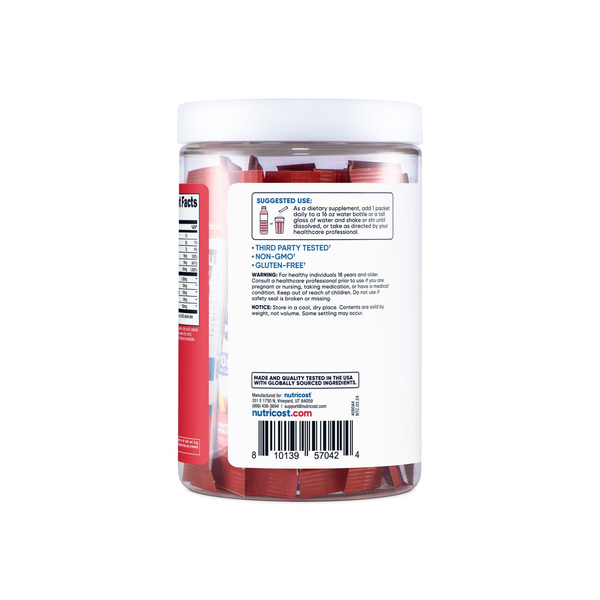 Nutricost Energy Stick Packs (20 Pack) - Image 4