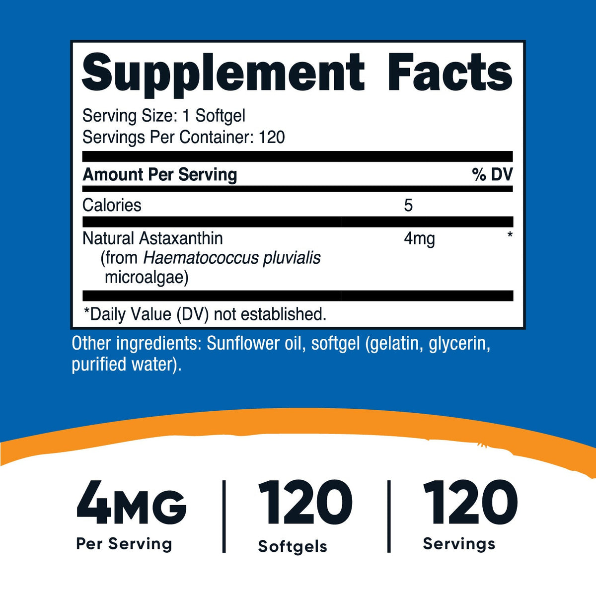 Nutricost Astaxanthin Softgels