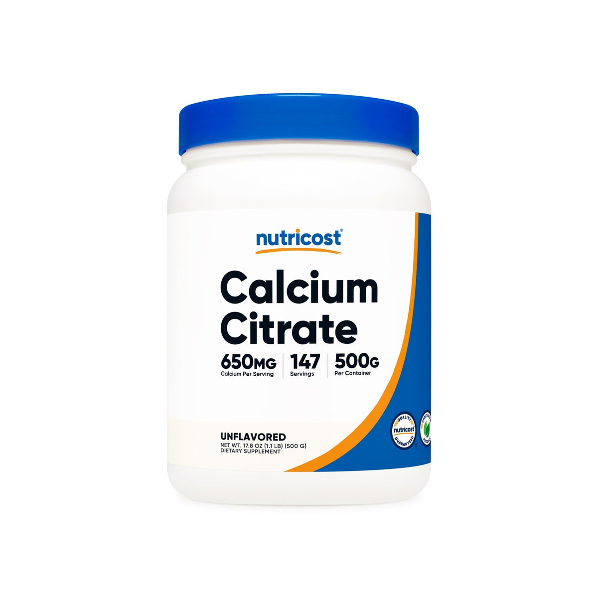 Nutricost Calcium Carbonate Powder 500 Grams