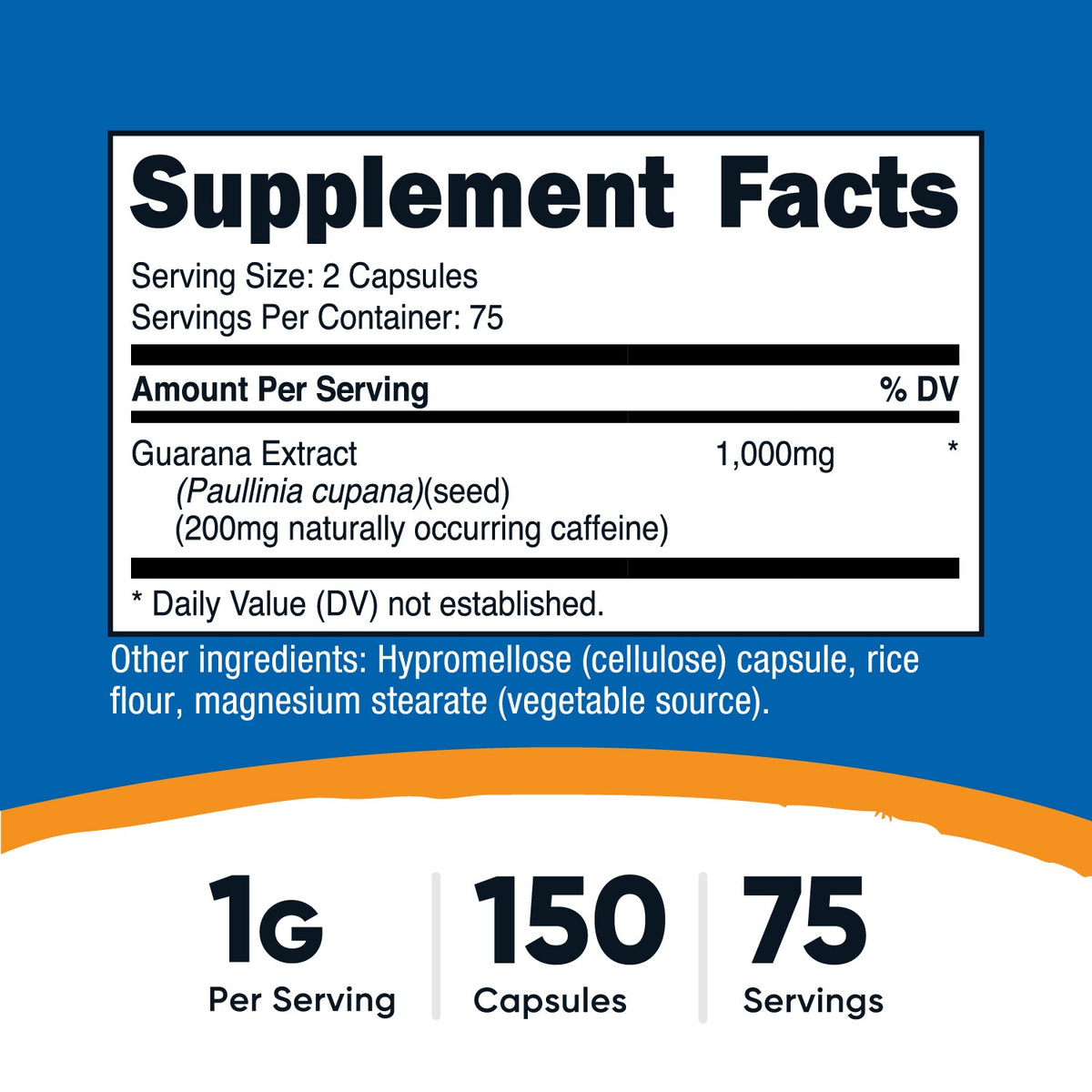 Nutricost Guarana Capsules - Image 3