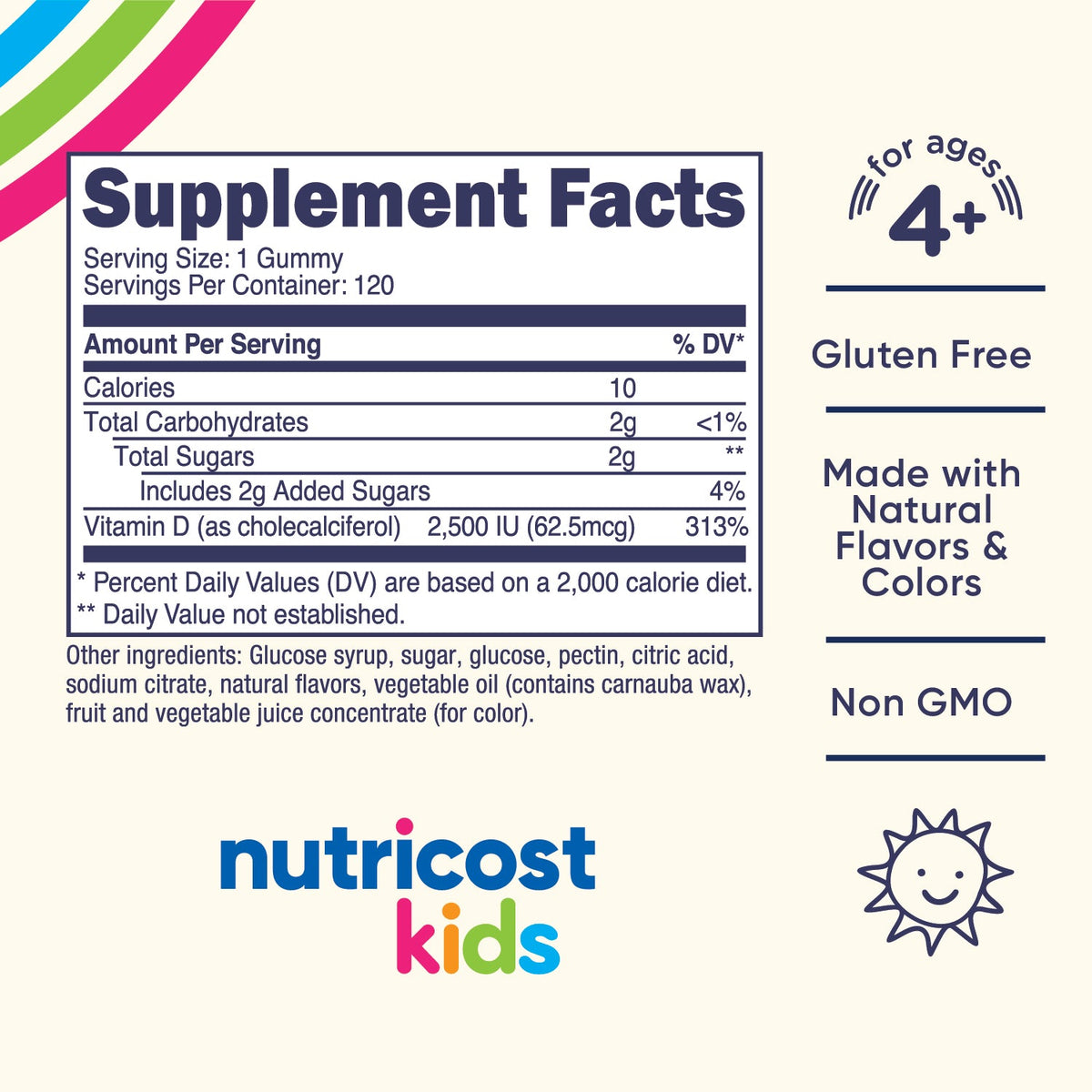 Nutricost Kids Vitamin D3 Gummies - Image 3