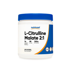 Nutricost L-Citrulline Malate (2:1) Unflavored Powder