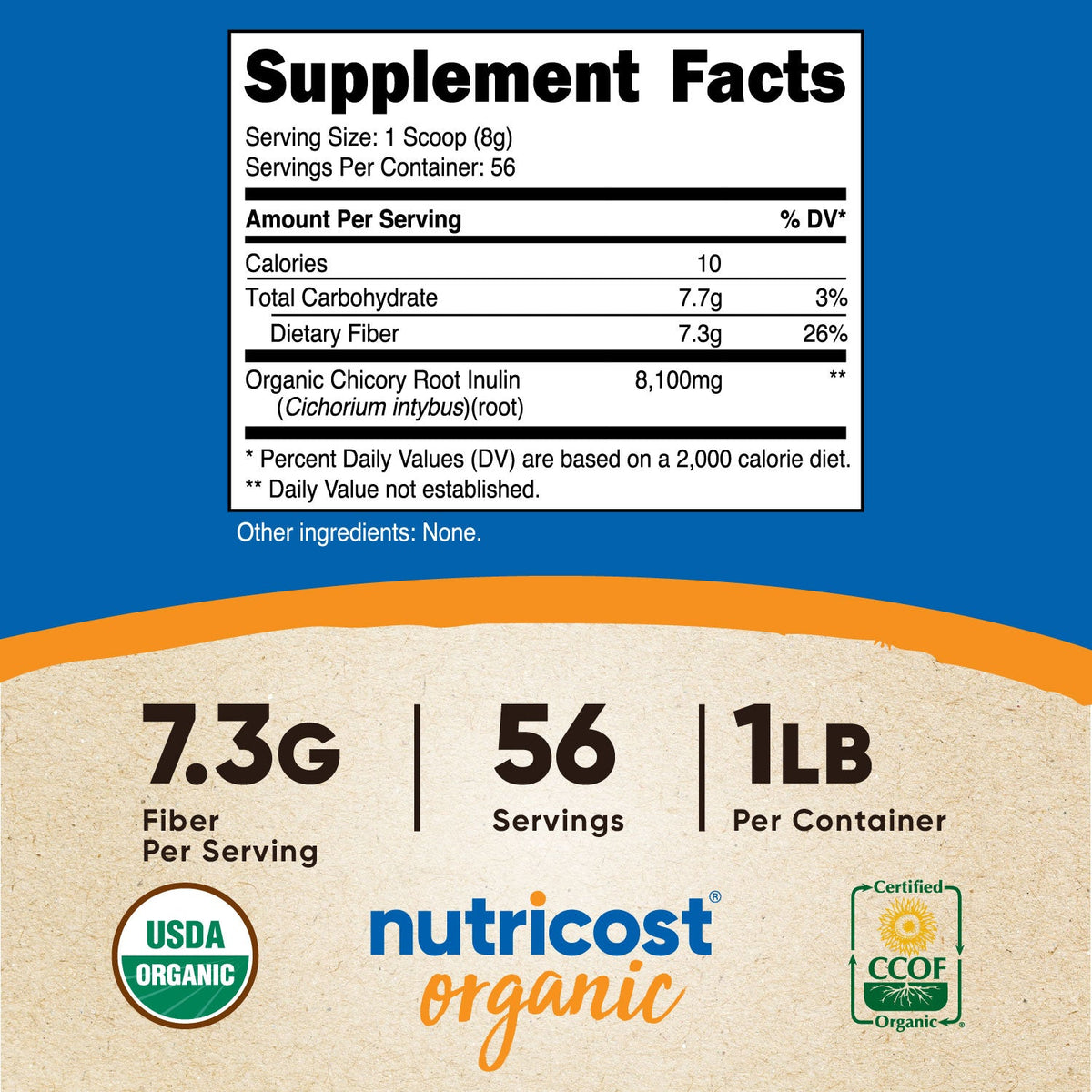 Nutricost Organic Inulin Powder - Image 3