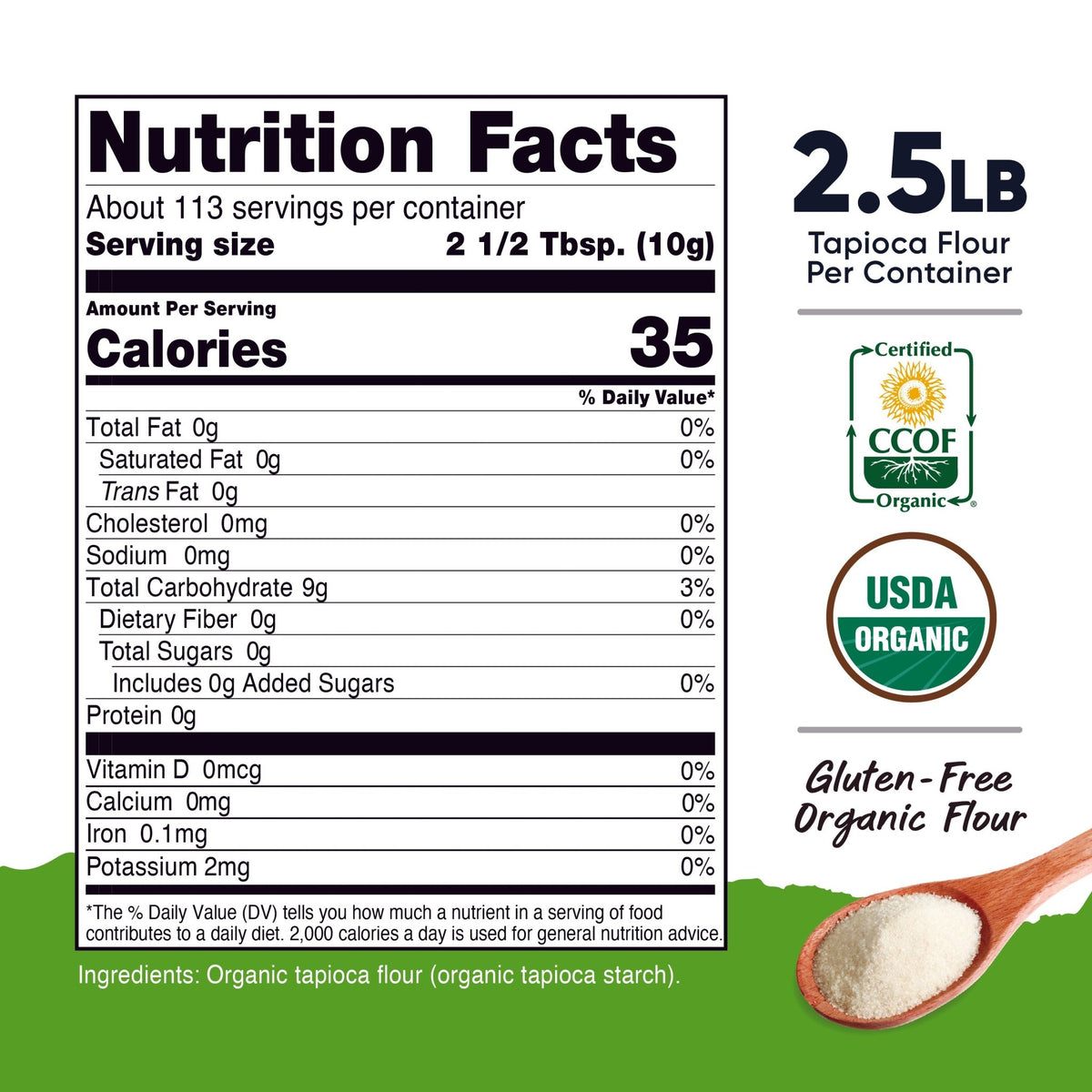 Nutricost Pantry Organic Tapioca Flour