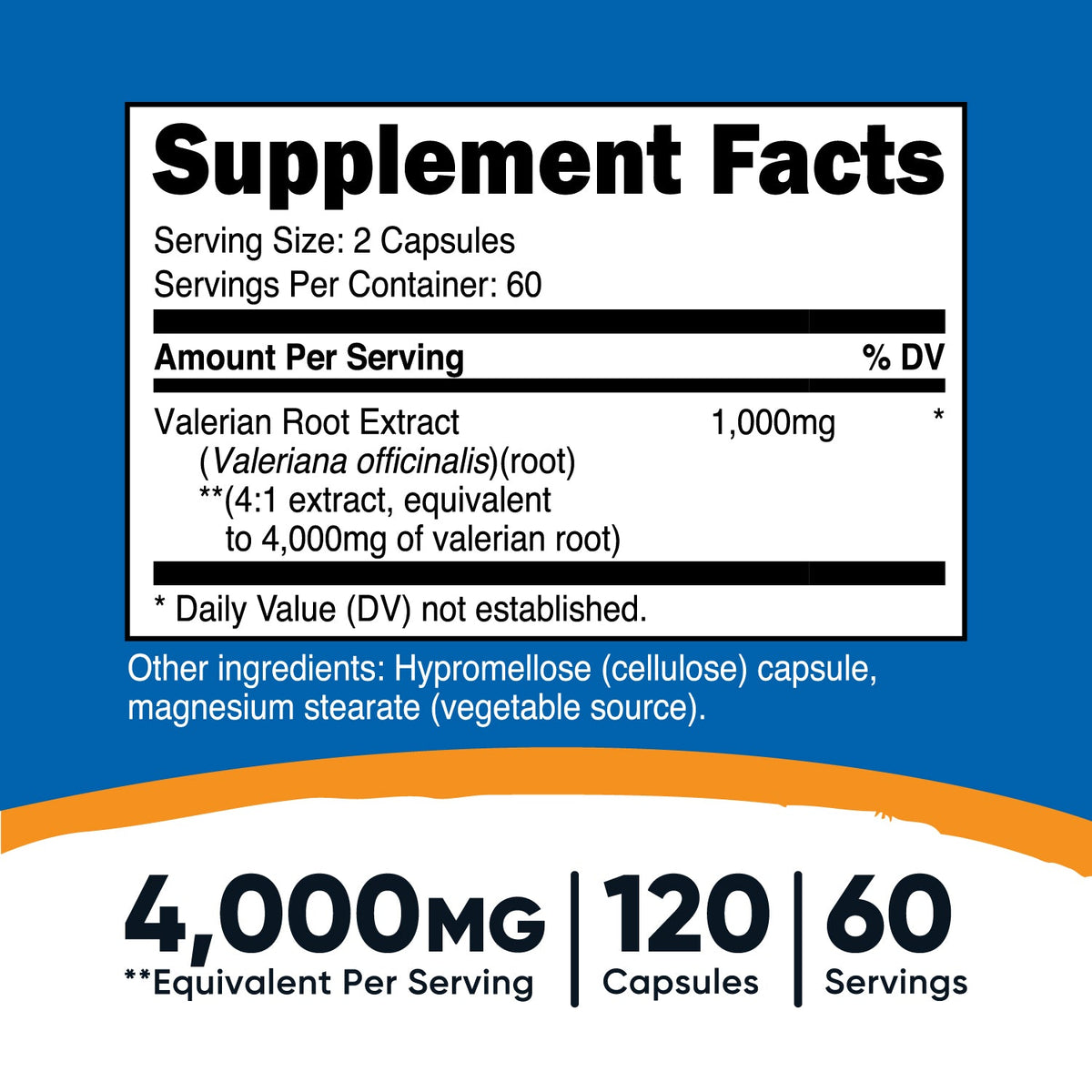 Nutricost Valerian Root Capsules - Image 3