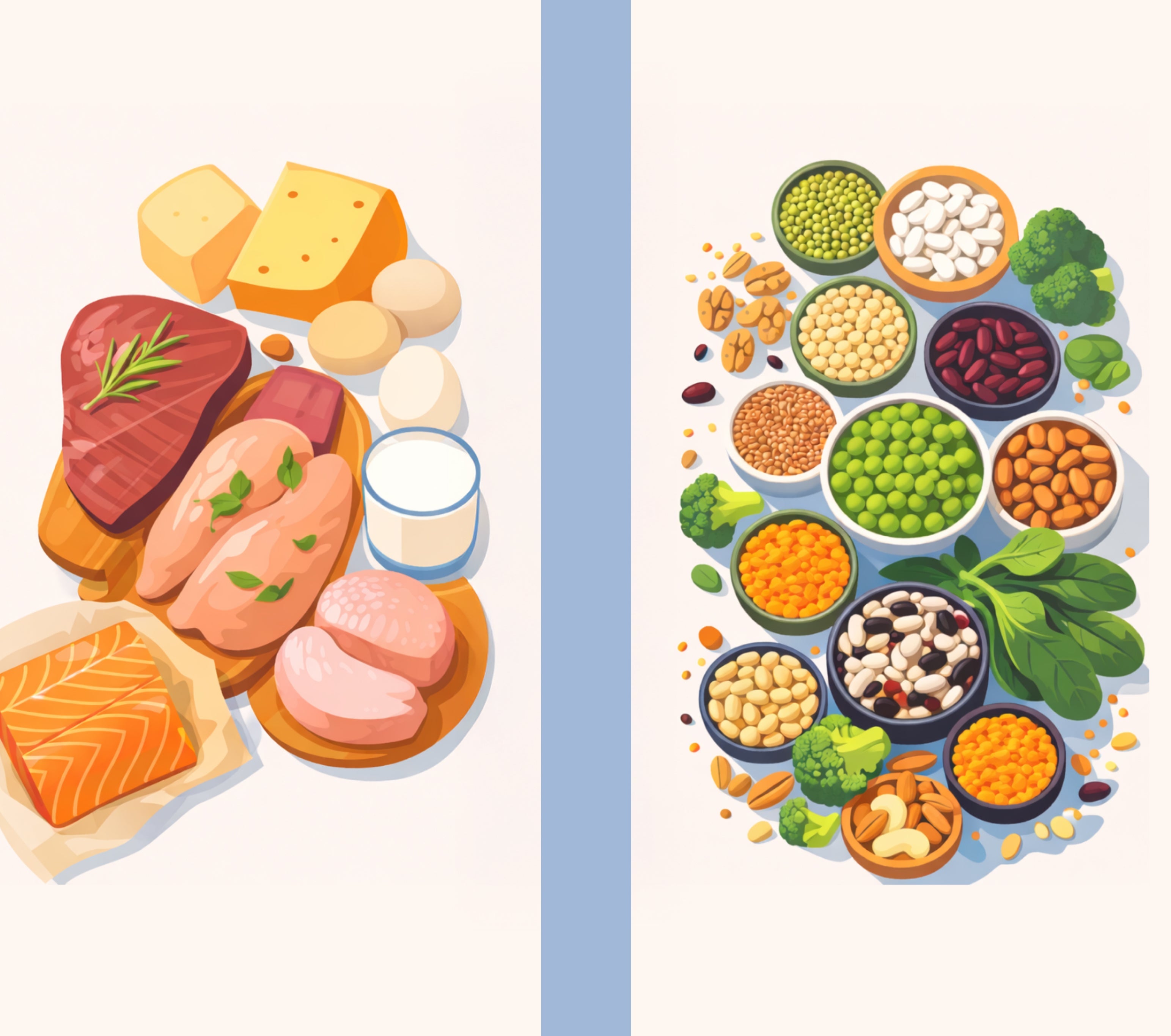 Plant vs. Animal Protein: Can Vegetarians Get the Same Gains as Meat-Eaters?