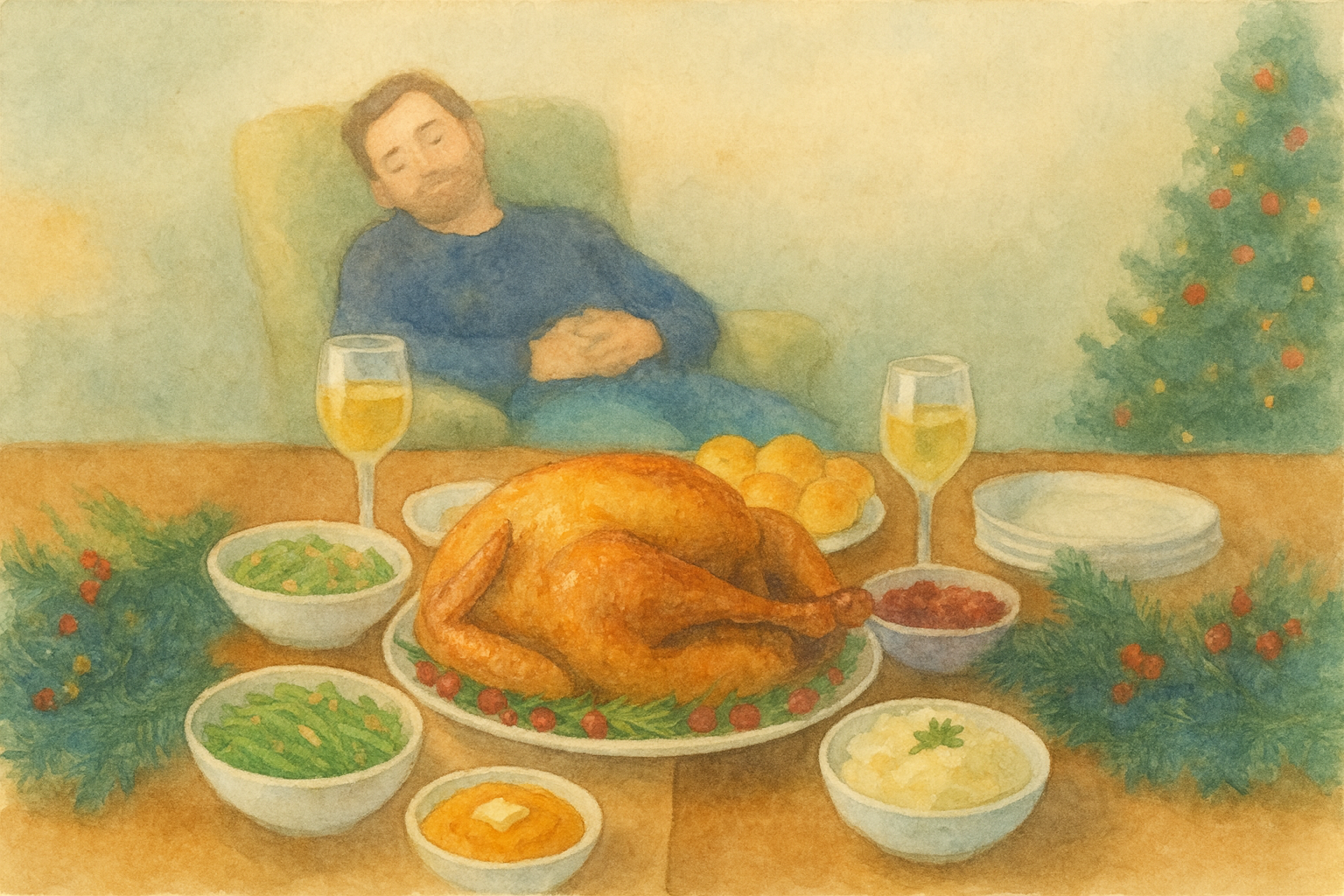 Thanksgiving Myth Busted: Why You Feel Tired After the Big Meal
