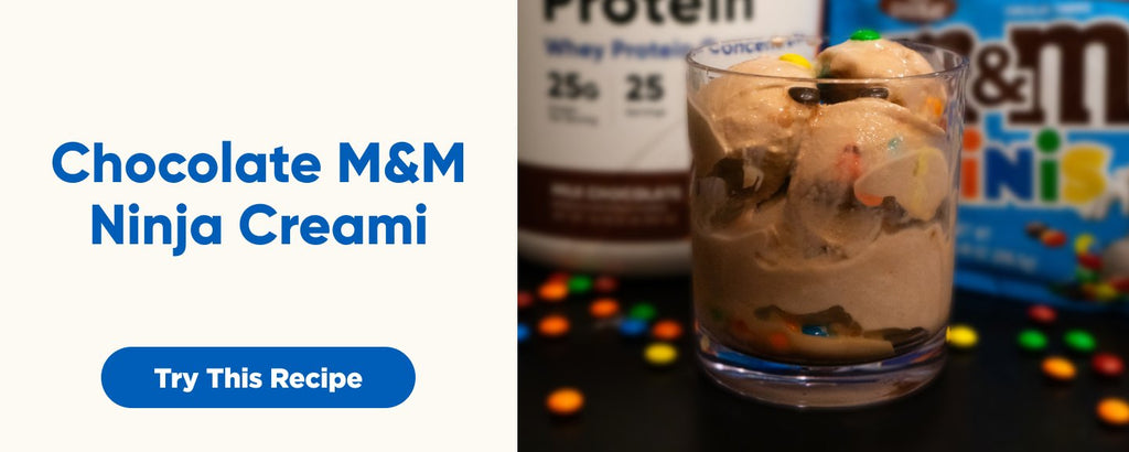 Protein Chocolate M&M Ice Cream