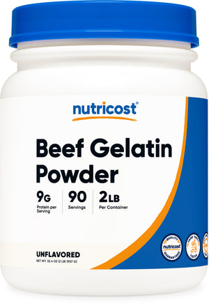 Nutricost Beef Gelatin Powder