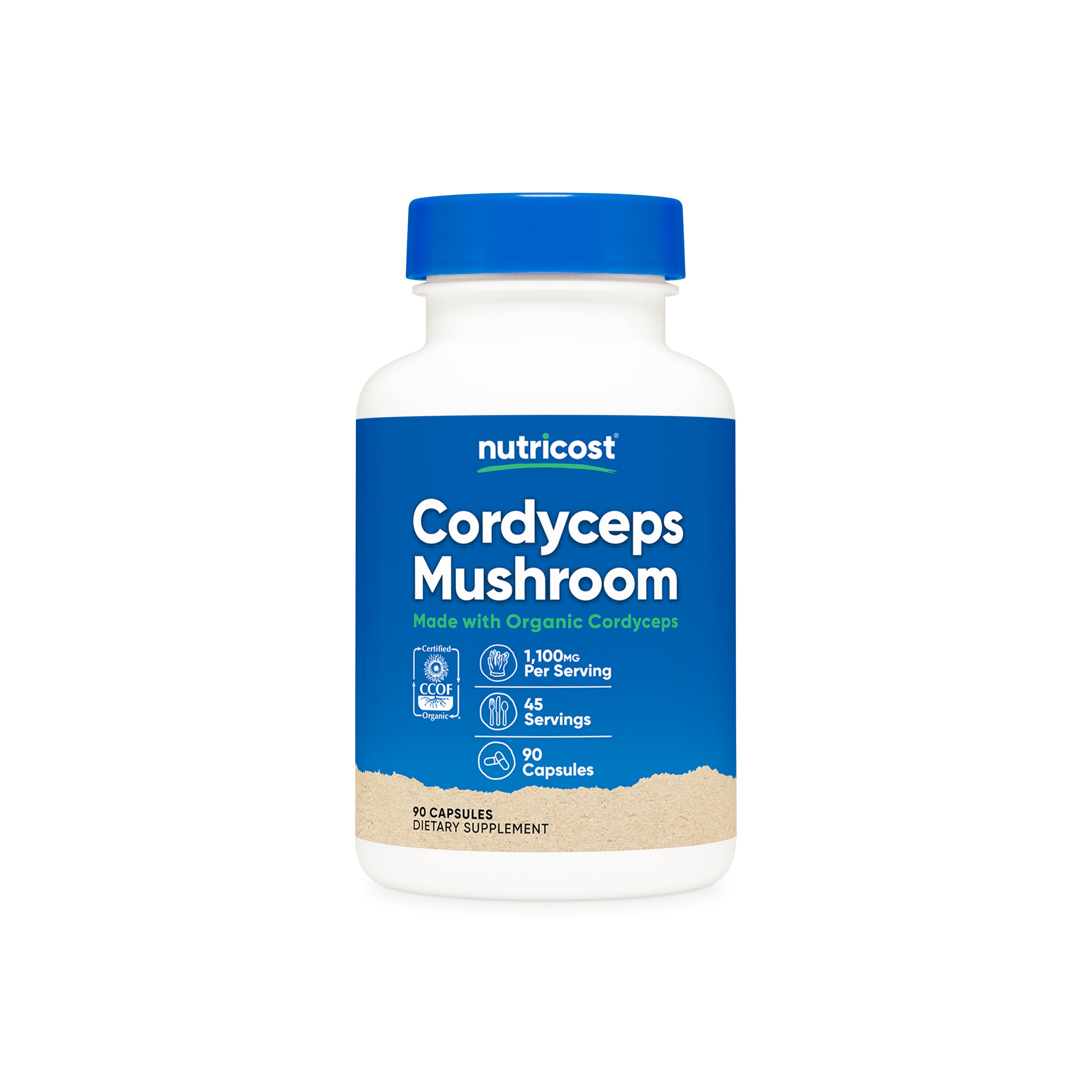 Nutricost Made With Organic Cordyceps Capsules