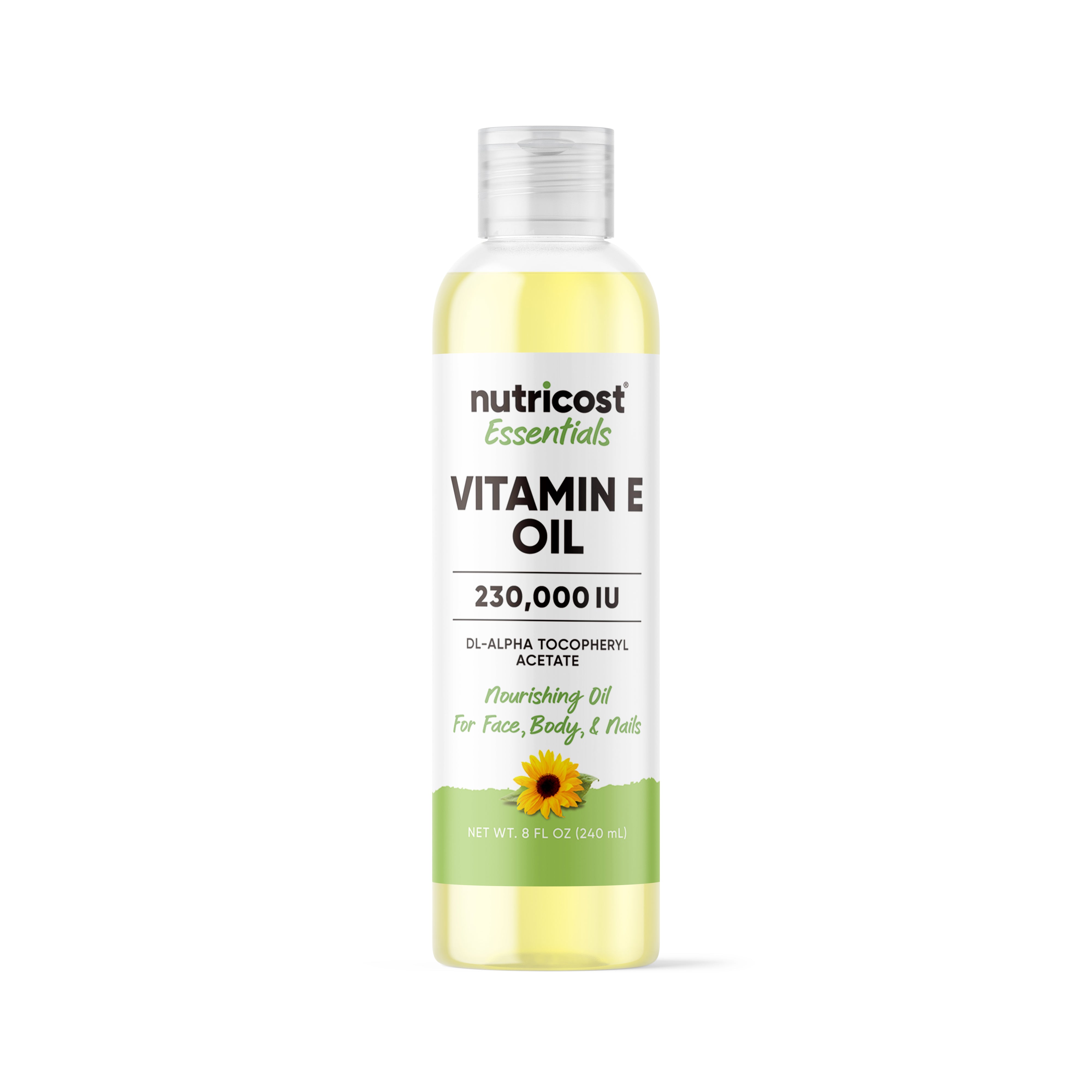 Nutricost Essentials Vitamin E Oil (8 OZ)