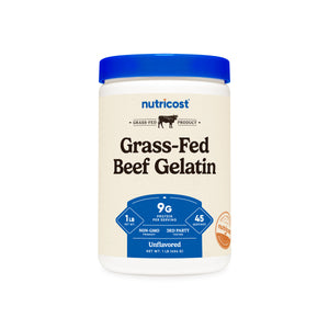 Nutricost Grass-Fed Beef Gelatin Powder